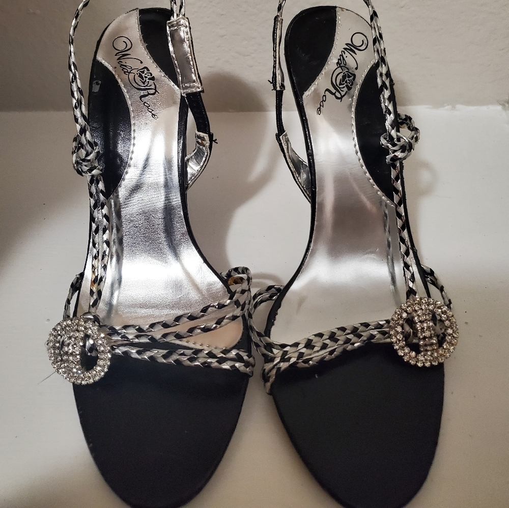 Black Studded Heel